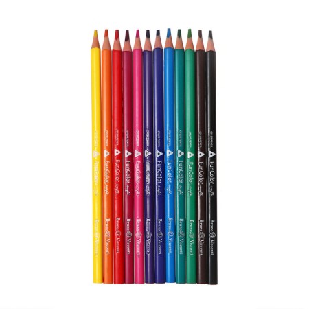 Faincolor color pencils Funcolor are plastic, in a cardboard tube, mix-12