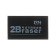 Rectangular eraser eraser 2v, black