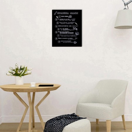 Picture on the canvas "Mom Rules" 40x50 cm-3