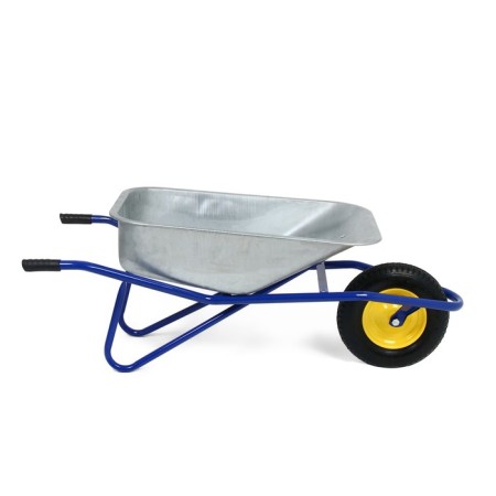 Construction wheelbarrow, single -wheeled: cargo/p 180 kg, volume of 100 liters-1