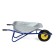 Construction wheelbarrow, single -wheeled: cargo/p 180 kg, volume of 100 liters