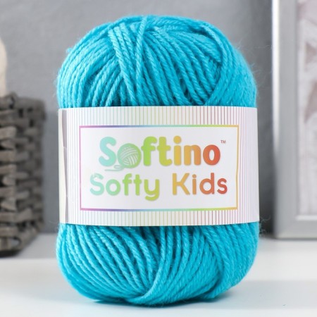 Yarn 100% acrylic "Softy Kids" 90m ± 5m 50 g Color 17 dark blue
