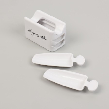 A system for applying scenes on nails, in a cardboard box, white color-3