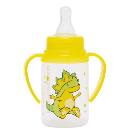A bottle for feeding Kolobok with handles, 125 ml, from 6 months.-5
