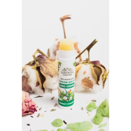 Natural lip balm "Aloe-halong", 6 ml-2