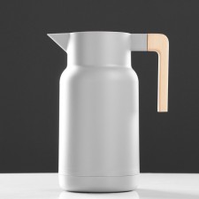 Thermos-coffeery 1 l, glass flask, 25 x 18 x 20 cm, gray