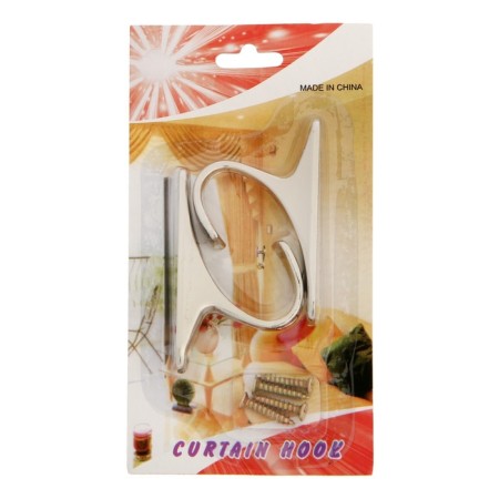 Hook for curtains ks101 cappio, one -rod, chromium color, 2 pcs-6