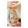 Hook for curtains ks101 cappio, one -rod, chromium color, 2 pcs