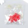 Decor for creativity plastic "Pomegranate ball with loop" 1.2x1.2 cm set 10 pcs