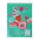 Calligrata A5 sketchbook, 55 sheets, solid cover, "delicious", metallized cardboard with a volumetric pattern, block 80 g/m2 + 5 sheets of tinted paper
