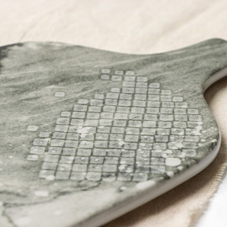 Ceramic “Stone” ceramic dish, 29.7x17.5 cm, gray color-4