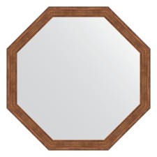 Mirror in the baguette frame, dry reed 51 mm, 69x69 cm