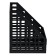 Papers tray "Istanm", sifte, vertical, 2 departments, black