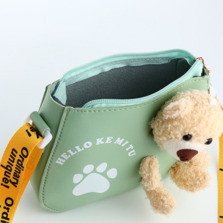 Bag's bag with lightning, green color-2