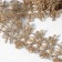 Decorative canvas braid, 4 cm, 5 ± 0.5 m, beige color