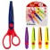 Baby scissors 16.5 cm "Treasure Island", curly, 5 interchangeable blades