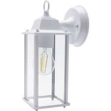 Sadovo-park lamp Feron PL201, IP44, E27, 60 W, 117x150x285 mm, white color