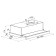 Lex Hubble 500 Ivory, built -in 650 m3/h, 2 speeds, 50 cm, beige