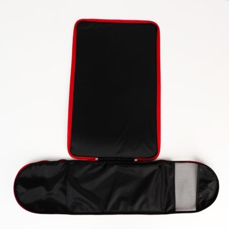 Bag - Animal carrying, frame, folding, 40 x 25 x 26 cm, red -gray-7