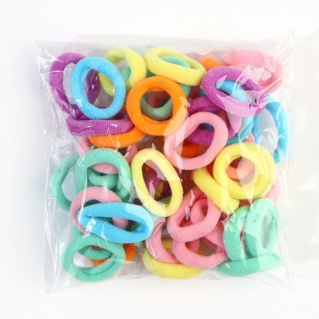 Hair gum in the box "Cutie Chibi", 50 pcs. 2 x 2 x 0.4 cm-2