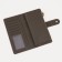 Women's wallet on the button, khaki color