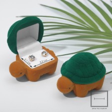 Velvet case for earrings/ring 