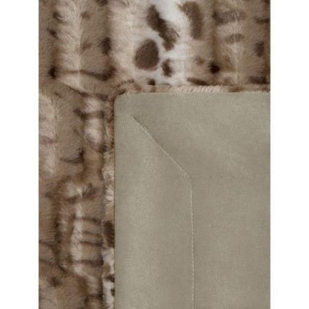 Buenas noches blanket, size 160x220 cm, beige color-6