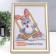 Photo frame plastic 15x21 cm white (981)