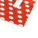 Gift, metallized, "peas" red 17x25 cm, 20 microns 10 pcs set