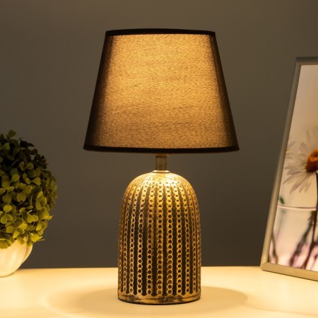 Aurika table lamp E27 40W black and gold 20x20x32 cm-1