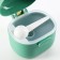 Container for storage of baby food, 400 ml., Green color