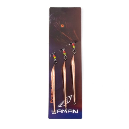 Vertical "Yaman" Sudachi with a tee, size 65 mm, 8.5 g, color copper-4