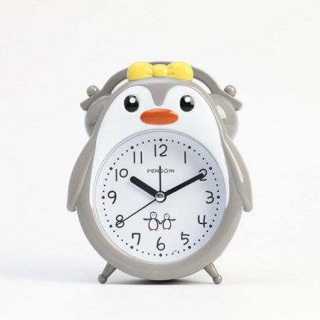 Clock - tablespoon "Penguin", discrete move, dial d -9 cm, 15.5 x 13 cm, aa