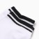 Male socks shortened, white/black color, rr 29