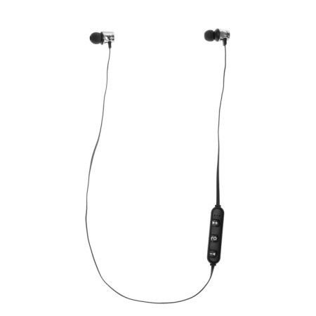 Headphones Luazon VBT 1.1, wireless, vacuum, Bluetooth 4.1, 80 mAh, magnetic, black-1