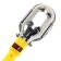 A portable Luazon Lighting lamp with a switch under the lamp E27, 5 meters, yellow