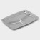 Stainless steel tray, 3 sections