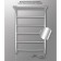 Electric towel Indigo ARC, 800x400 mm, hidden installation, chrome