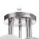 Vega chandelier 5x40W E27 Chrome Model: 2612357