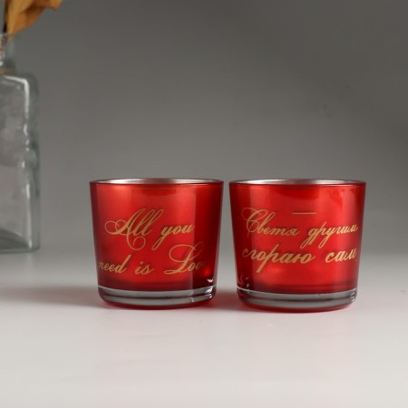 Lumier-3 Day candlestick 5.5x6.2 cm mix 100ml-1