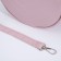 Women's Bag -round artificial leather, 18x18 cm, pink color