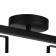 STACE Neider 2XE27 40W, size 56x10.7x31 cm, black color