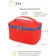 Cosmetic bag, 22x14x12 cm, scarlet blue