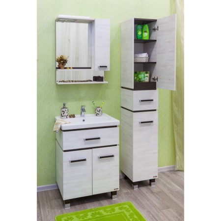 Cabinet-mirror Texas 70 wenge/Northern tree light, right-1