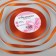 Satin tape, 6 mm × 23 ± 1 m, tangerine color №164