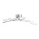 Astenna chandelier LED 110W chrome 76x50x17 cm Bayerlux