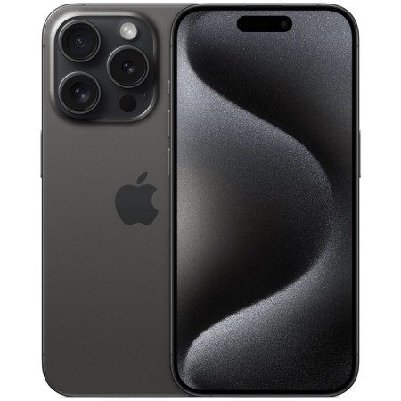 Smartphone Apple A3104 iPhone 15 Pro 128GB Black Titan Monoblock 3G 2SIM 6.1 "1179X2556 iOS 17 48MP