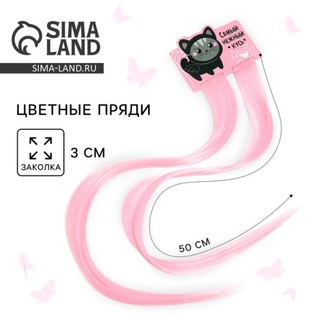 Hair hair clip, strand "delicate kus", 2 pcs