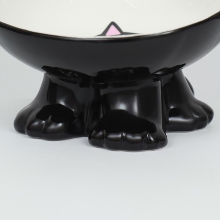 Ceramic “Kisa” bowl on the stall-lapcs 200 ml 13 x 12 x 8 cm, black-4