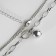 Pendant "chain" medallion and sphere, color silver, 60cm